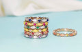 Birthstone milk Ring