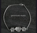 Paw print bracelet